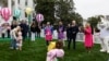 U.S. President Joe Biden and first lady Jill Biden attend the annual Easter Egg Roll on the South Lawn of the White House, Washington, April 1, 2024. 