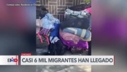 Los albergues para migrantes en Chicago están desbordados
