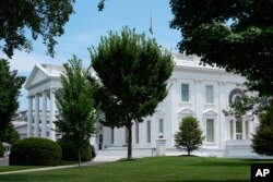 Gedung Putih di Washington, D.C., Selasa, 23 Juli 2024. (Julia Nikhinson/AP)