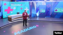 El presidente Nicolás Maduro durante su programa "Con Maduro +" transmitido por el canal del Estado el lunes 21 de agosto de 2023.