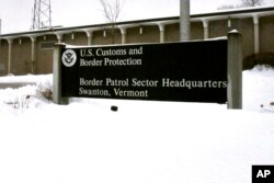 FILE - The headquarters of the U.S. Border Patrol's Swanton Sector is seen in Swanton, Vermont, Feb. 10, 2020.