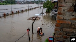 Hujan deras memicu banjir bandang di Nepal (foto: dok). 