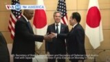 VOA60 America- U.S. Secretaries of State, Defense met the Japanese Prime Minister in Tokyo