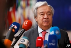 Guterres gazetecilerin sorularını da yanıtladı.