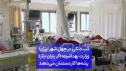 تب دنگی در چهل شهر ایران؛ وزارت بهداشت: اگر باران ببارد پشه‌ها کار دستمان می‌دهند