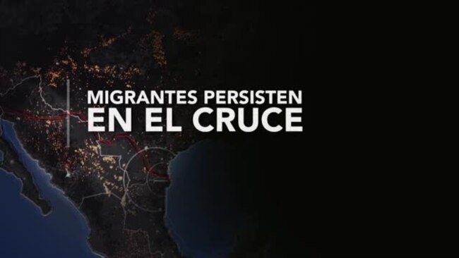 Sin importar cómo migrantes persisten en el cruce hacia EEUU Sin importar cómo migrantes persisten en el cruce hacia EEUU