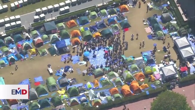 EEUU: Estudiantes piden fin a la guerra de Israel y Hamás 