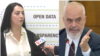 Aranita Brahaj e Open Data Albania dhe kryeministri Edi Rama