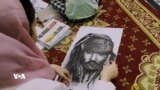 هونەرمەندێکی شێوەکاری ئەفغانی کە بەرەو پاکستان هەڵاتووە ڕووبەڕووی داهاتوویەکی نادیار دەبێتەوە