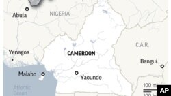 map of Cameroon