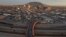 Foto Achiv: Machin fe la ke sou pon entenasyonal Paso del Norte a nan Ciudad Juarez, Meksik, ki pataje yon fwontye ak El Paso, Texas, 8 Nov. 2021. 