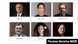 امضاکنندگان اولیه منشور. تصویر برگرفته از وبسایت «همبستگی برای دموکراسی و آزادی در ایران». 
