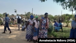 People Waiting to Vote in Bulawayo