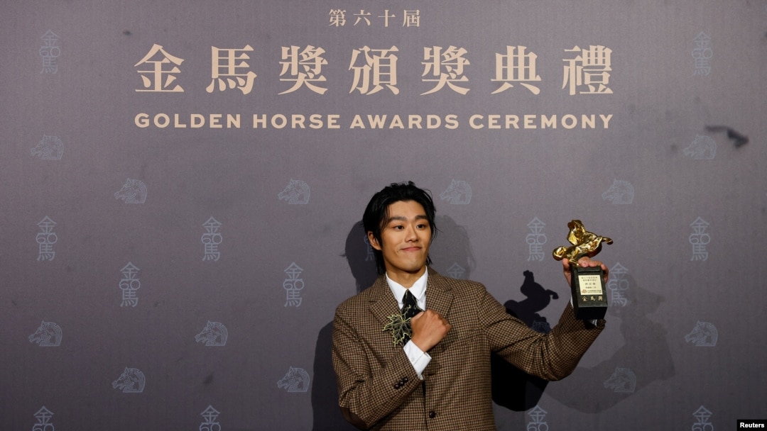 洪昰颢以电影《周处除三害》获得金马奖第60届最佳动作设计奖。（2023年11月25日）