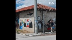 保加利亚小镇街头壁画成为当地景观