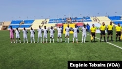 Selecção de futebol de Cabo Verde, no jogo contra Burkina Faso, Estádio Nacional, Praia, Cabo Verde, 18 Junto 2023