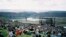 FILE - The Gorge Amphitheater in George, in the western U.S. state of Washington, is seen during a music festival, May 31, 2006. (Daniel, Calgary, Canada/Wikimedia Commons)