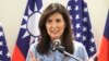 On Taiwan visit, Haley says isolationist policy for US not 'healthy' 