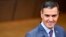 FILE - Spain's Prime Minister Pedro Sanchez arrives for the European Union summit in Brussels on Oct. 20, 2022. On March 4, 2023, he announced a gender equality law that will require more equal representation of women and men in politics, business and other realms of public life.