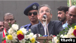 বাংলাদেশের রাজধানী ঢাকার জুডিশিয়াল অ্যাডমিনিস্ট্রেশন ট্রেনিং ইনস্টিটিউটে (জেএটিআই) আয়োজিত ওরিয়েন্টেশন অনুষ্ঠানে আইনমন্ত্রী আনিসুল হক। রবিবার, ১৯ ফেব্রয়ারি, ২০২৩। 