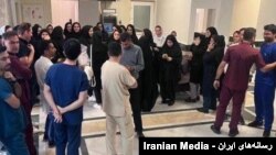اعتراض کارکنان بیمارستان نبی اکرم در عسلویه