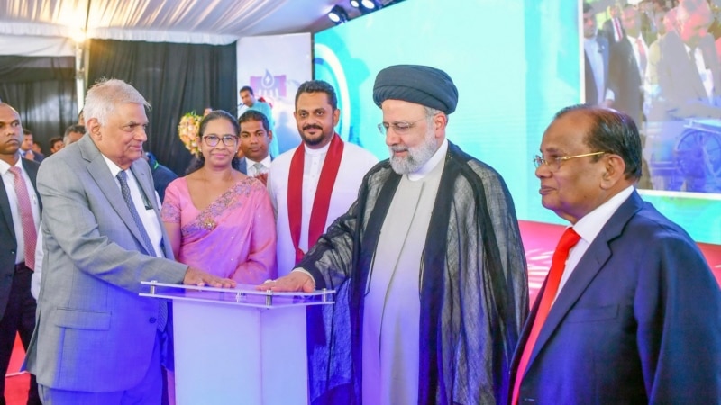 Iran's Raisi inaugurates hydropower, irrigation project in Sri Lanka