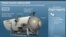 Graphic on the Titan tourist submersible used to explore the wreckage of the Titanic in the North Atlantic, which went missing with five people on board.