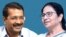 দিল্লির মুখ্যমন্ত্রী অরবিন্দ কেজরীওয়াল ও পশ্চিমবঙ্গের মুখ্যমন্ত্রী মমতা বন্দোপাধ্যায়