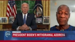 President Joe Biden explains his withdrawal from presidential race