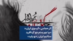 اثر حماسی «گیسوی ایران»: «بیا چو رستم چو گردآفرید ستانیم ایران ز دیو پلید»