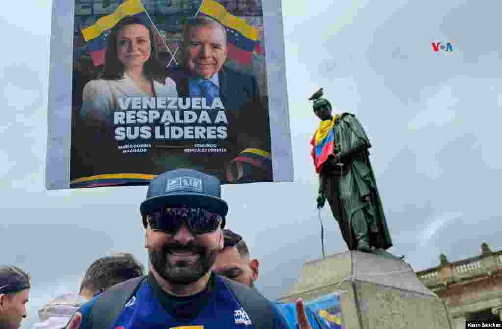 La caravana fue convocada por&nbsp;el movimiento político Vente Venezuela, dirigido por la opositora María Corina Machado, como apoyo a su candidato Edmundo González.