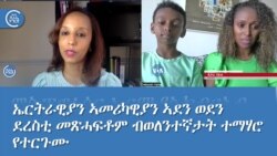 ኤርትራዊያን ኣመሪካዊያን ኣደን ወደን ደረስቲ መጽሓፍቶም ብወለንተኛታት ተማሃሮ የተርጉሙ