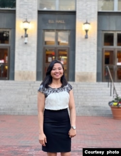 Christina Mega Putri Komar, mahasiswa S2 di Northeastern University, Boston, Massachusetts (dok. pribadi).