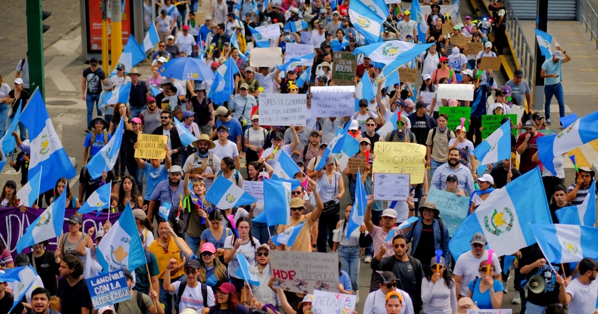 El paro nacional en Guatemala entra en el noveno día provocando ...
