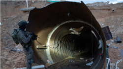 عکسی که ارتش اسرائيل از «بزرگترین» تونل کشف شده در غزه منتشر کرده است. Credit: IDF
