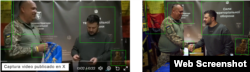 Del lado izquierdo aparece el video publicado en X y del lado derecho la imagen oficial de la reunión.