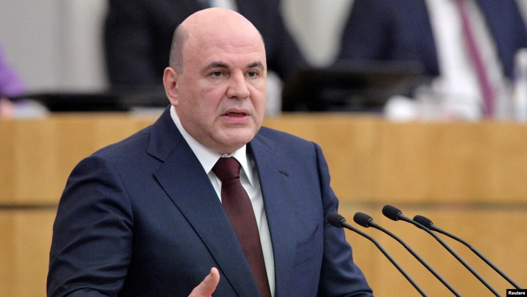 Михаил Владимирович Мишустин е руски политичар и економист кој ја извршува функцијата премиер на Русија од 16 јануари 2020 година. Тој претходно беше директор на Федералната даночна служба од 2010 до 2020 година.