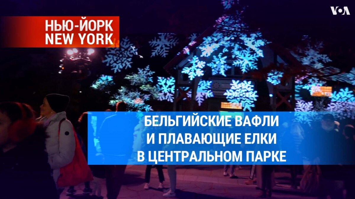 Бельгийские вафли и плавающие елки в Центральном парке