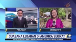 Laporan Langsung VOA untuk MetroTV: 2.000 Warga Daftar Halalbihalal Pertama Pascapandemi di Wisma Indonesia