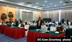 Medical students attends a workshop organized by DC-Cam, in Phnom Penh on July 29, 2023. (DC-Cam)