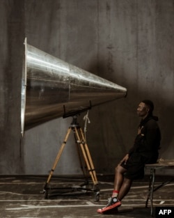 South African dancer, choreographer and director of Vuyani Dance Company Gregory Maqoma poses for a portrait at the Joburg Theatre in Johannesburg, on April 20, 2023.