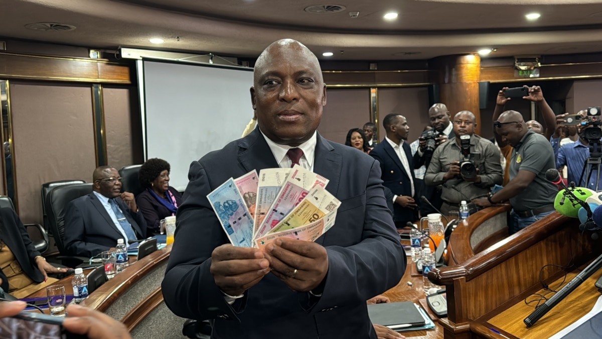 Zimbabwe's new gold-backed currency sliding on black market