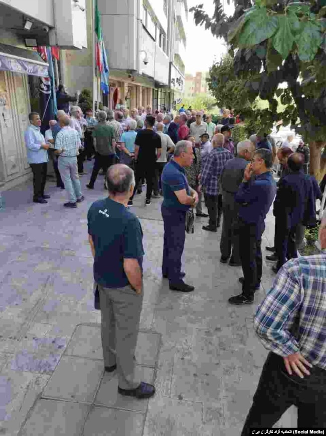 اعتراضات بازنشستگان مخابرات، تهران، دوشنبه ۲۰ شهریور ۱۴۰۲