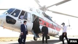 Helikopter yang membawa Presiden Iran Ebrahim Raisi “mendarat darurat” pada Minggu (19/5), (Foto: IRNA)
