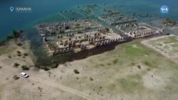 Kuraklık nedeniyle azalan su seviyesi antik kalıntıları yeniden ortaya çıkardı