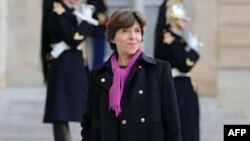 French Foreign and European Affairs Minister Catherine Colonna in Paris, Jan. 5, 2024. Colonna told her Iranian counterpart Saturday that "Iran and its affiliates" must stop "destabilizing acts" that could spark a broader conflict in the Middle East amid the war in Gaza. 
