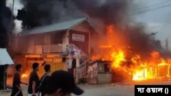 ভারতের উত্তর-পূর্বে মণিপুরে বিক্ষোভ