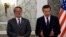 Montenegro, Podgorica, Senators Chris Murphey and Gary Peters during visit