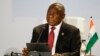 Le président sud-africain Cyril Ramaphosa lors du sommet des Brics.