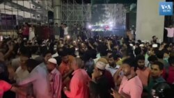 দেলোয়ার হোসেন সাঈদীর মৃত্যুর সংবাদে ঢাকার বিএসএমইউতে অনুরাগীদের ভীড়